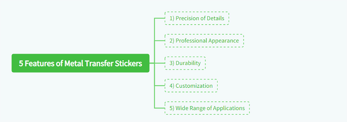 5 Features of Metal Transfer Stickers