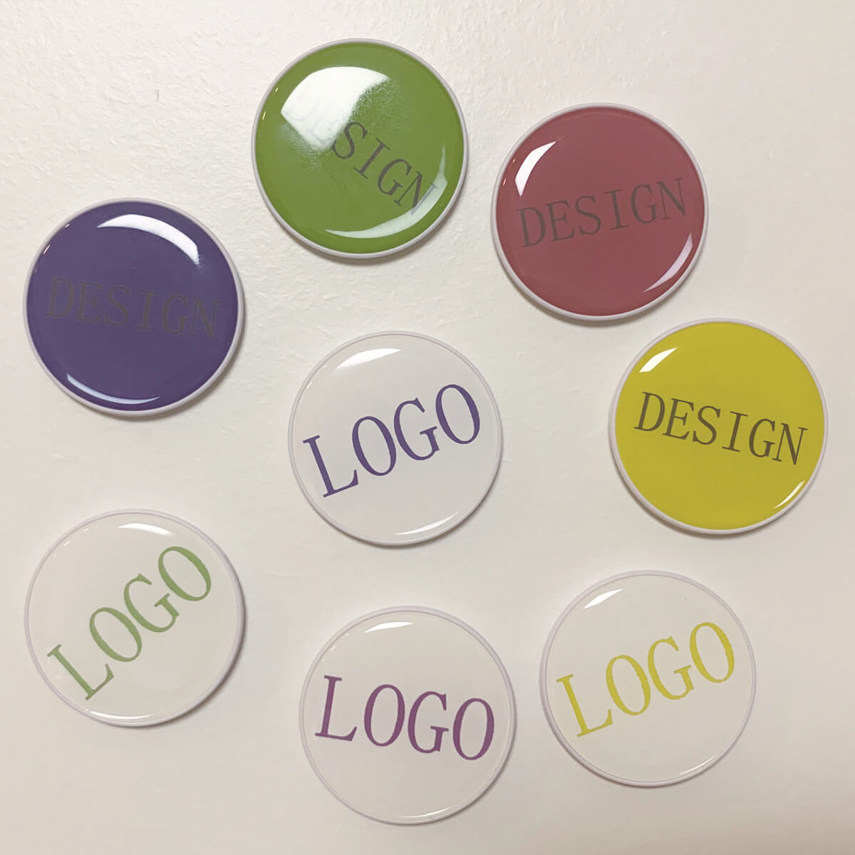Domed stickers