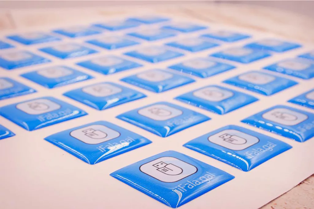 Resin Domed Labels