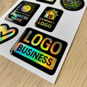 Custom Business logo 3d Hologram Sticker