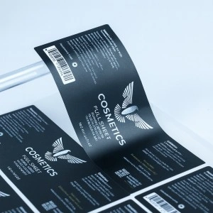 Custom Full Sheet Labels for Cosmetics Product