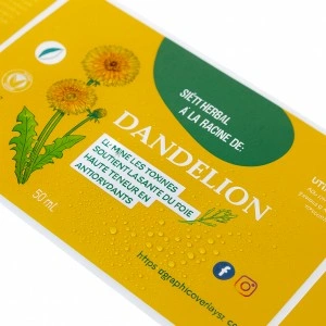 Custom Printing Shampoo Cosmetic Lotion Bottle Waterproof Full Sheet Labels