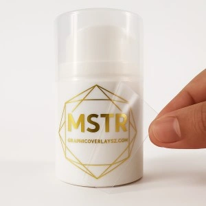 Custom UV Logo Metal Film Transfer Stickers