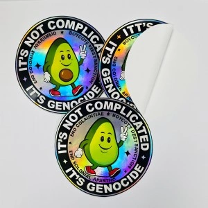 Hologram Rainbow Laser Vinyl Logo Decorative Sticker