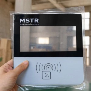 Home & Industrial Clear Frosted Silk Screen Tempered Touch Glass Panels