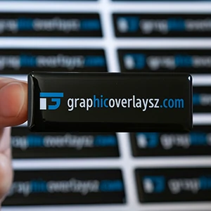 Pu Adhesive Printing Resin 3D Dome Stickers