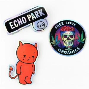 Self Adhesive Waterproof Vinyl Die Cut Sticker 01