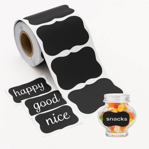 Waterproof Reusable Self-Adhesive Kitchen Chalkboard Food Container Stickers