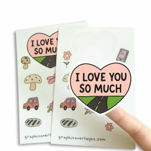 Waterproof Self Adhesive A4 A5 Sheet Kiss Cut Sticker Label