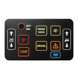 Custom Tactile LED Integrated Poly Dome Membrane Keypad