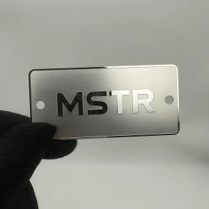 Engraved Stainless Steel Logo Nameplate for CarFreezerElectric