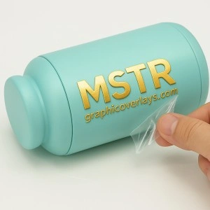 Waterproof 3D UV Transfer Logo Packing Sticker